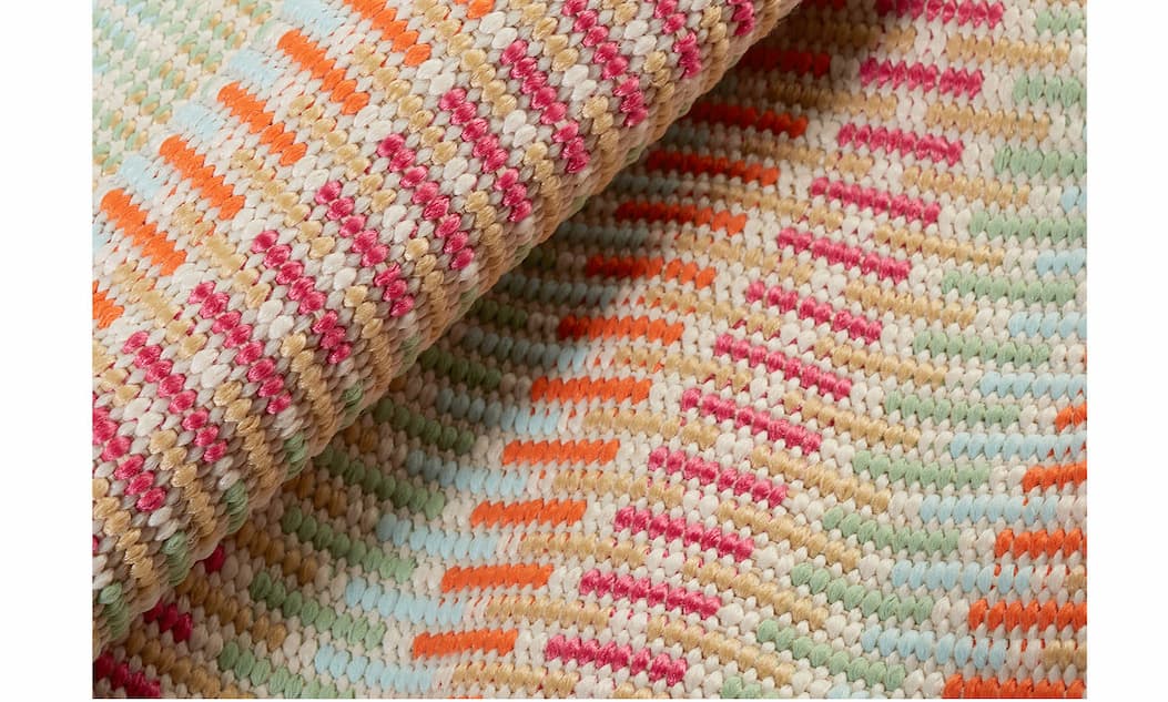 Shop Candy Stripe Handwoven Indoor/Outdoor Rug