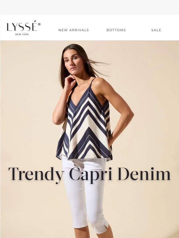 Elevate Your Style with Trendy Capri Denim