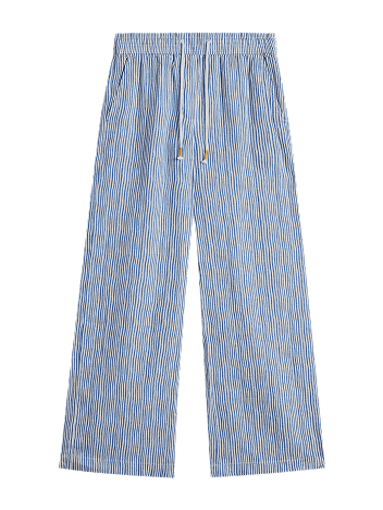 Shop Ally Linen Wide Leg Trouser