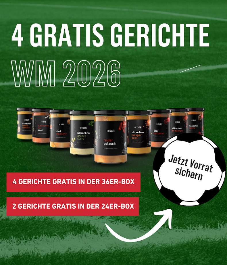 Bis zu 4 Gratis Gerichte zur Fussball WM 2026 