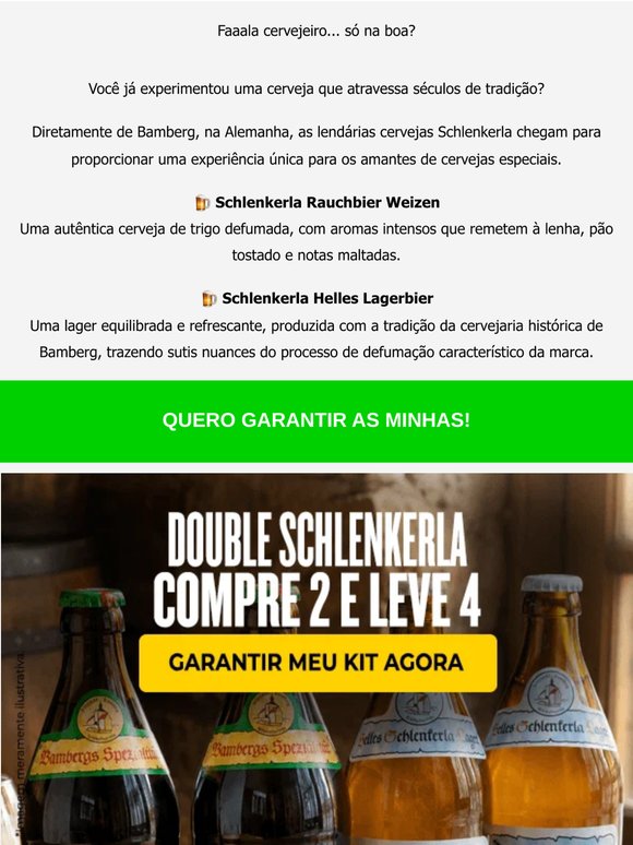 Ei, essa aqui é pra você: Double Schlenkerla