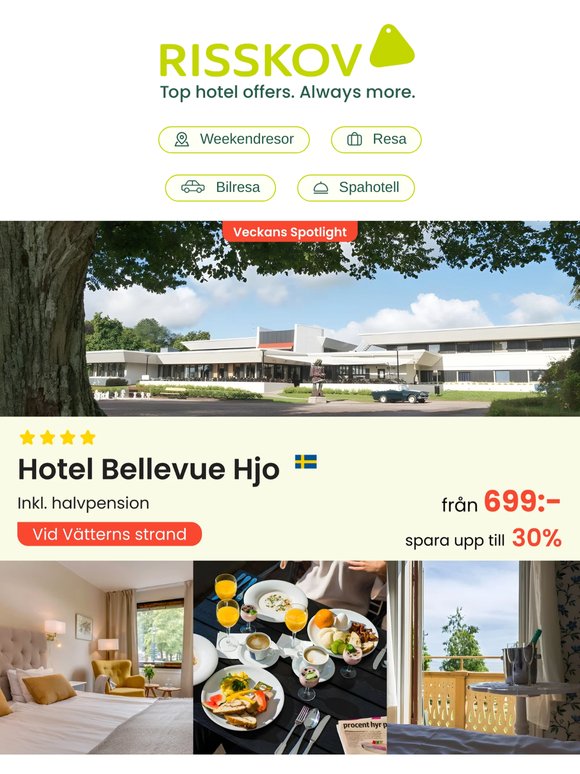✨ Veckans special – avkoppling vid Vättern