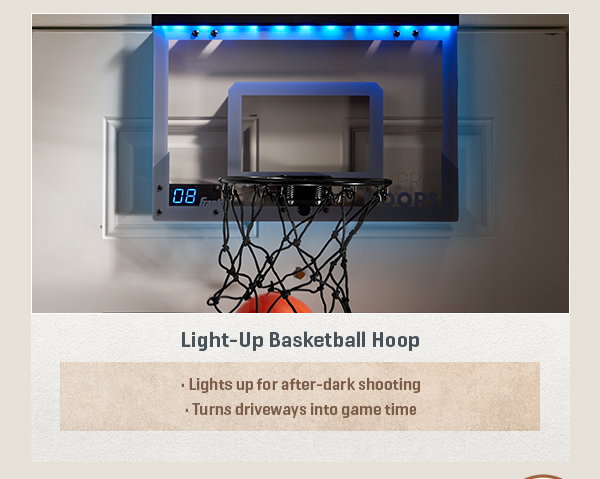 Light-Up Basketball Hoop
