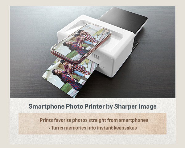 Smartphone Photo Printer by Sharper Image