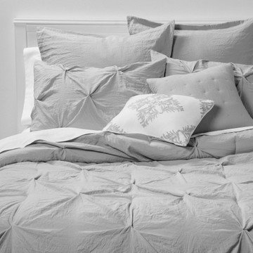 8pc Pinch Pleat Comforter Set - Threshold