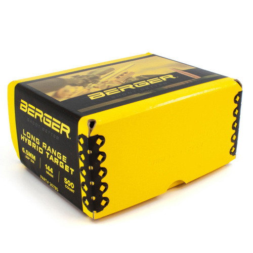 Image of Berger 6.5mm 144 Gr LR Hybrid Target Bullets (500 Ct)