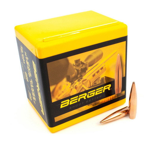 Image of Berger 30 Cal 208 Gr LR Hybrid Target Bullets (100 Ct)
