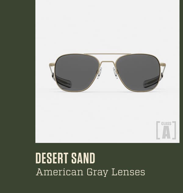 Class A Aviator - Desert Sand & American Gray