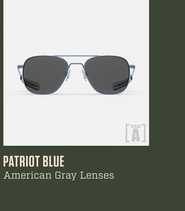 Class A Aviator - Patriot Blue & American Gray