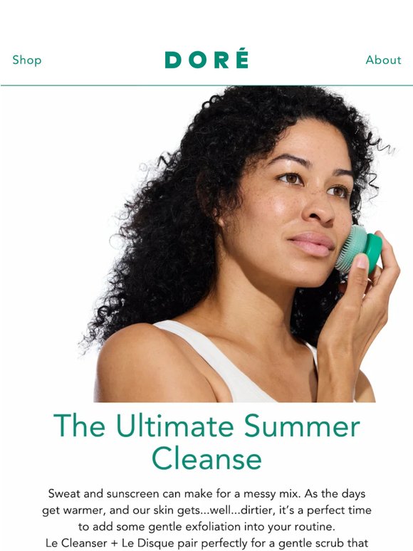 A summer scrub.