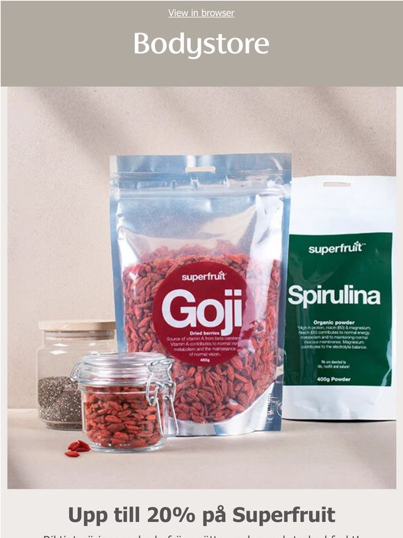 Frön, nötter & superfood till frukosten - upp till 20%