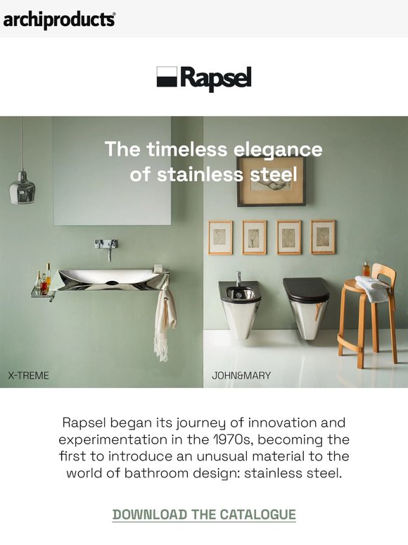 Rapsel stainless steel bathroom fittings