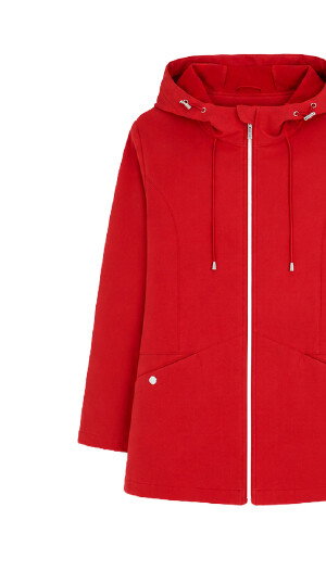 Hooded Soft Touch Quilted Jacket