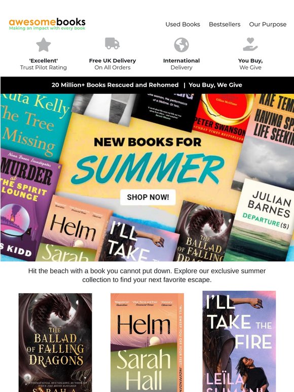 Upgrade your beach bag reading list 📚
