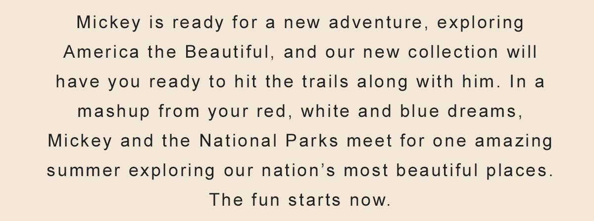 Shop Mickey x National Parks Collection