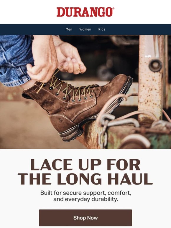 Lace up for the long haul