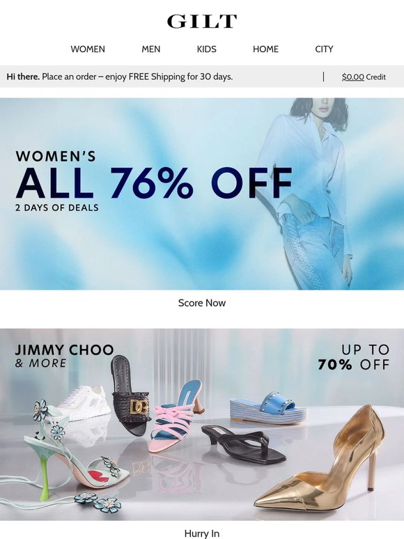 All 76% Off Inside > 2 Days of Deals