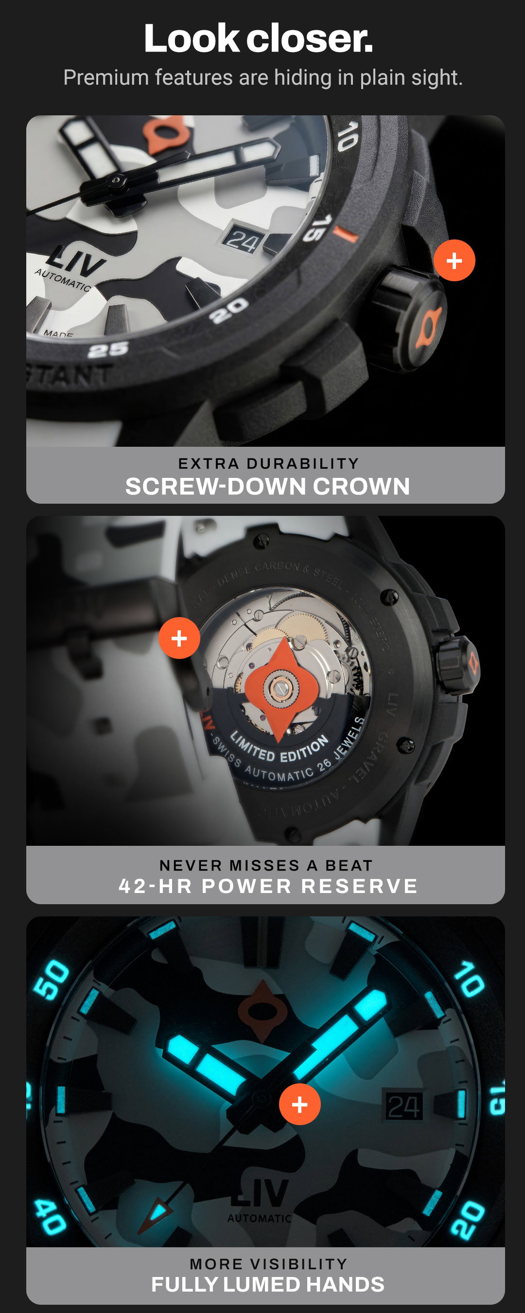 Get this unique Swiss automatic now.