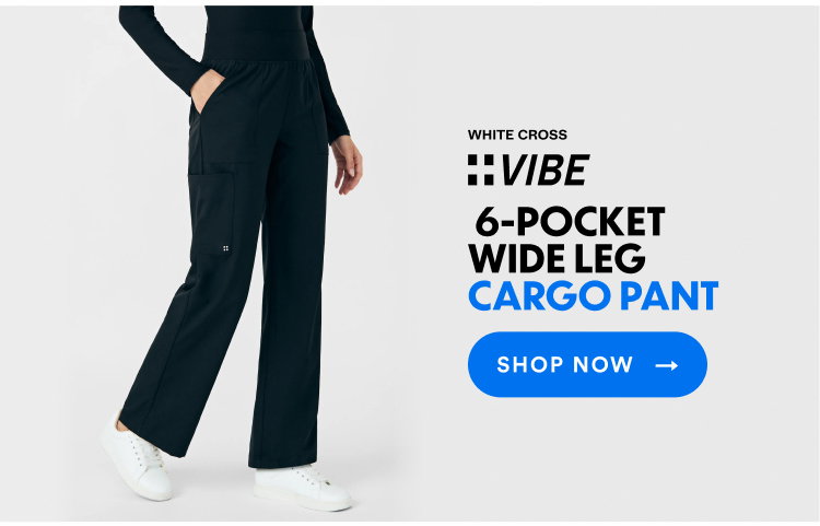 White Cross Vibe | 6-Pocket Wide Leg Cargo Pant | Shop Now