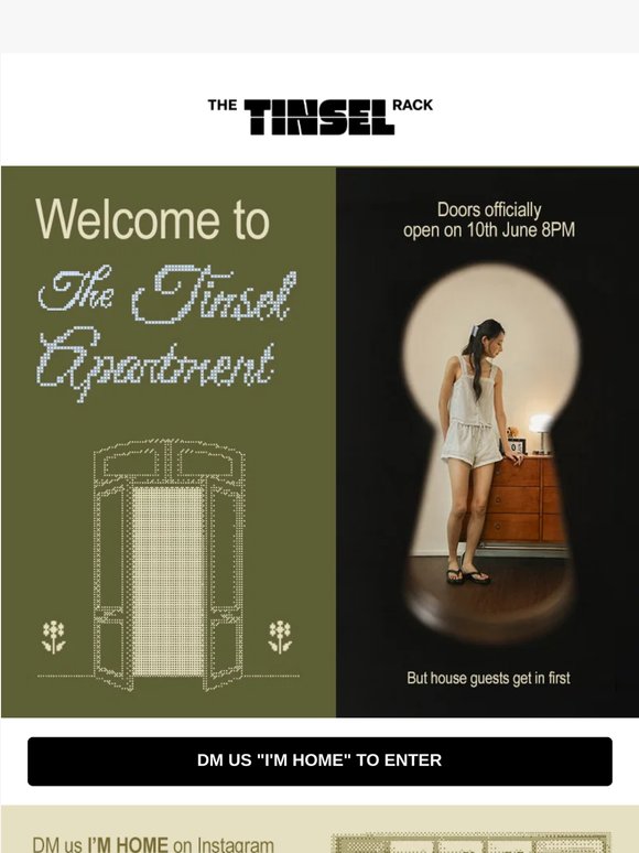 Unlock early access to The Tinsel Apartment 🤫