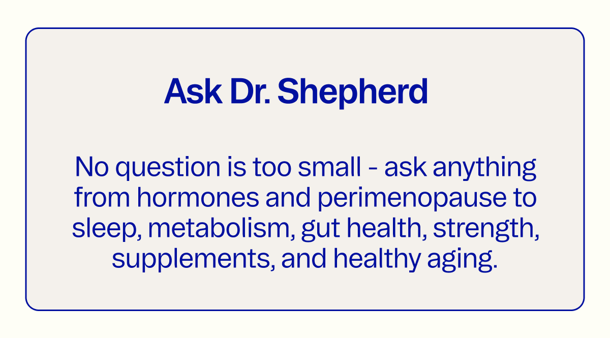 Ask Dr. Shepherd