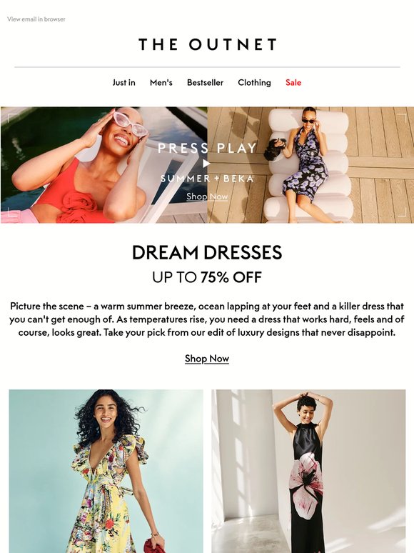 Wrap. Slip. Mini. Your dream dress is waiting...