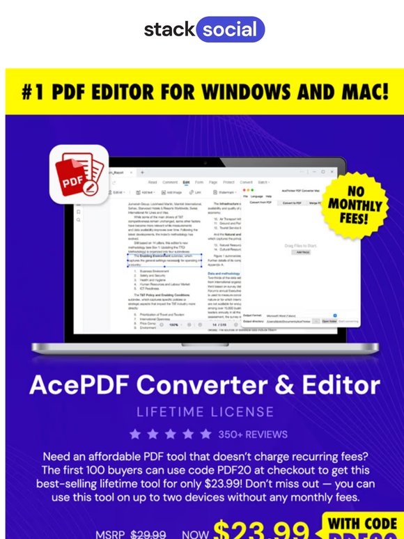 The Last PDF Reader You’ll Need… is on SALE!