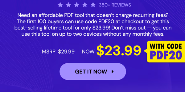 PDF Converter Pro: Lifetime License