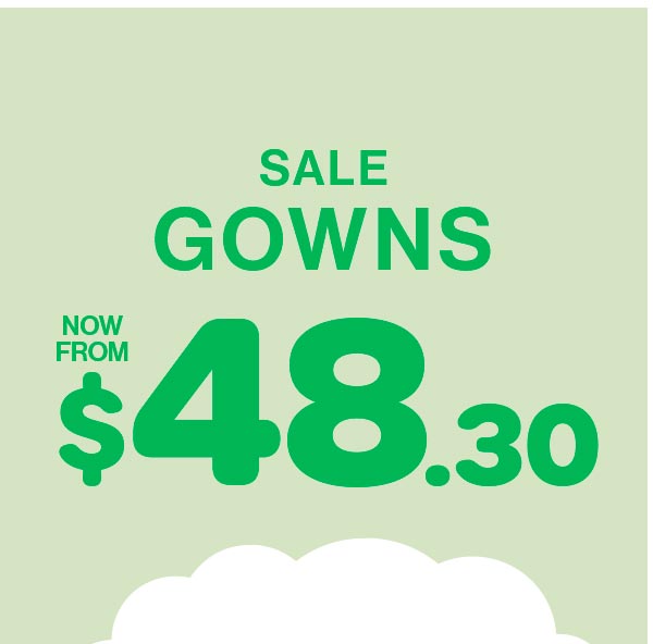 Sale Gowns Now From $48.30