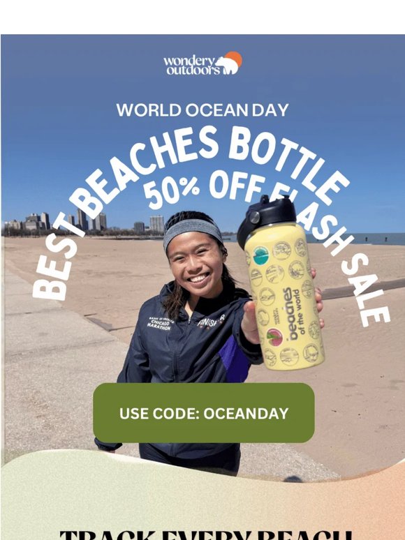 50% Off Our Best Beaches Bottle 🌊