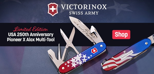 Victorinox Swiss Army Limited Edition USA 250th Anniversary Pioneer X Alox Multi-Tool