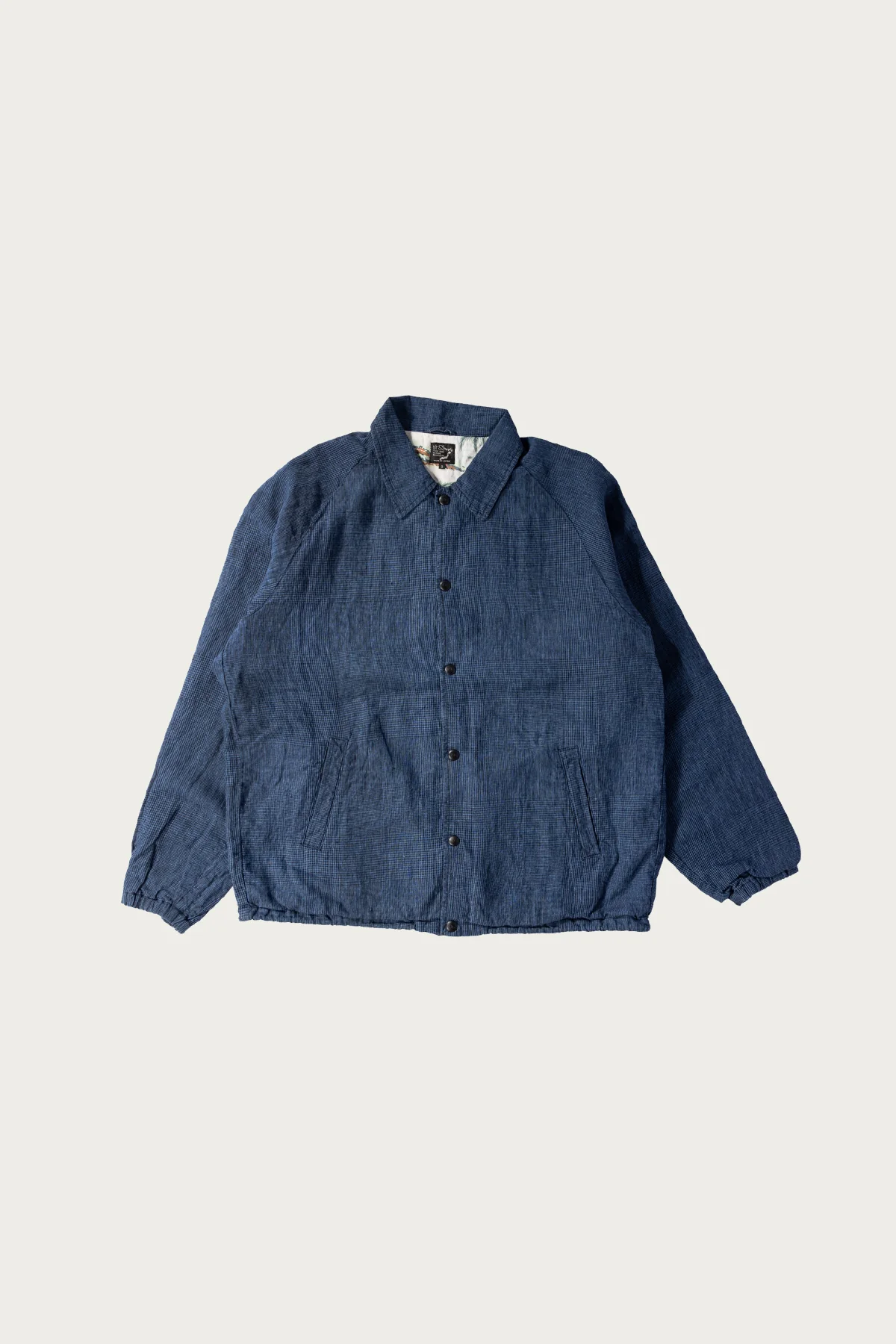 Image of Coach Jacket - Indigo Check