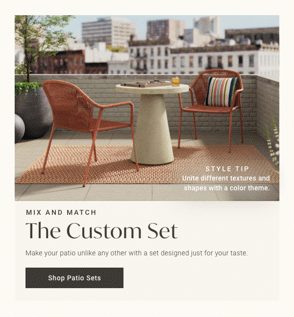 The Custom Set - Shop Patio Sets