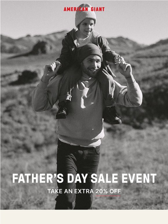 Extra 20% Off For Father's Day