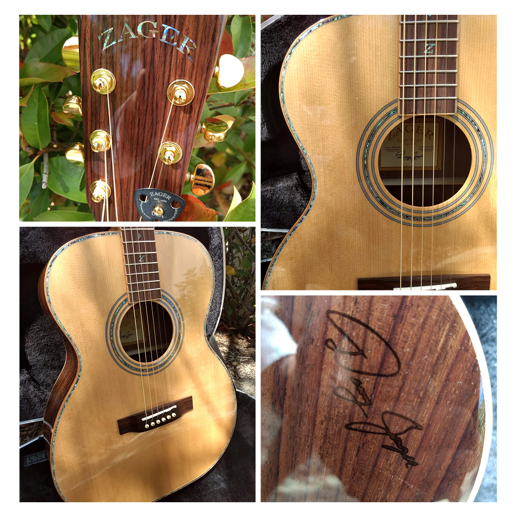 ZAD900 Solid Spruce/Rosewood Acoustic Pro Series Smaller “OM” Size