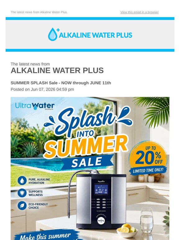 SUMMER SPLASH Sale - NOW through JUNE 11th