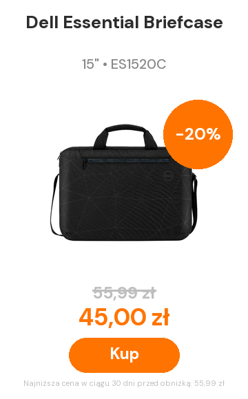 Nowa Torba na Laptopa Dell Essential Briefcase