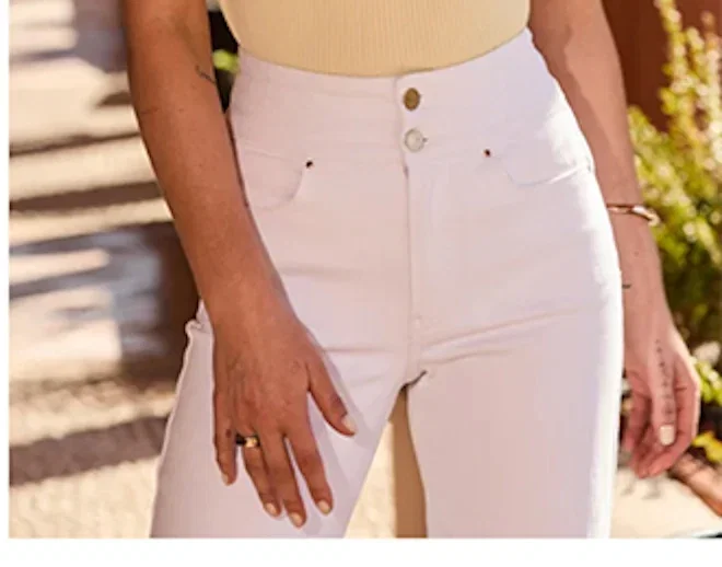 Lemon Yellow Scallop Edge Ribbed Knitted Top