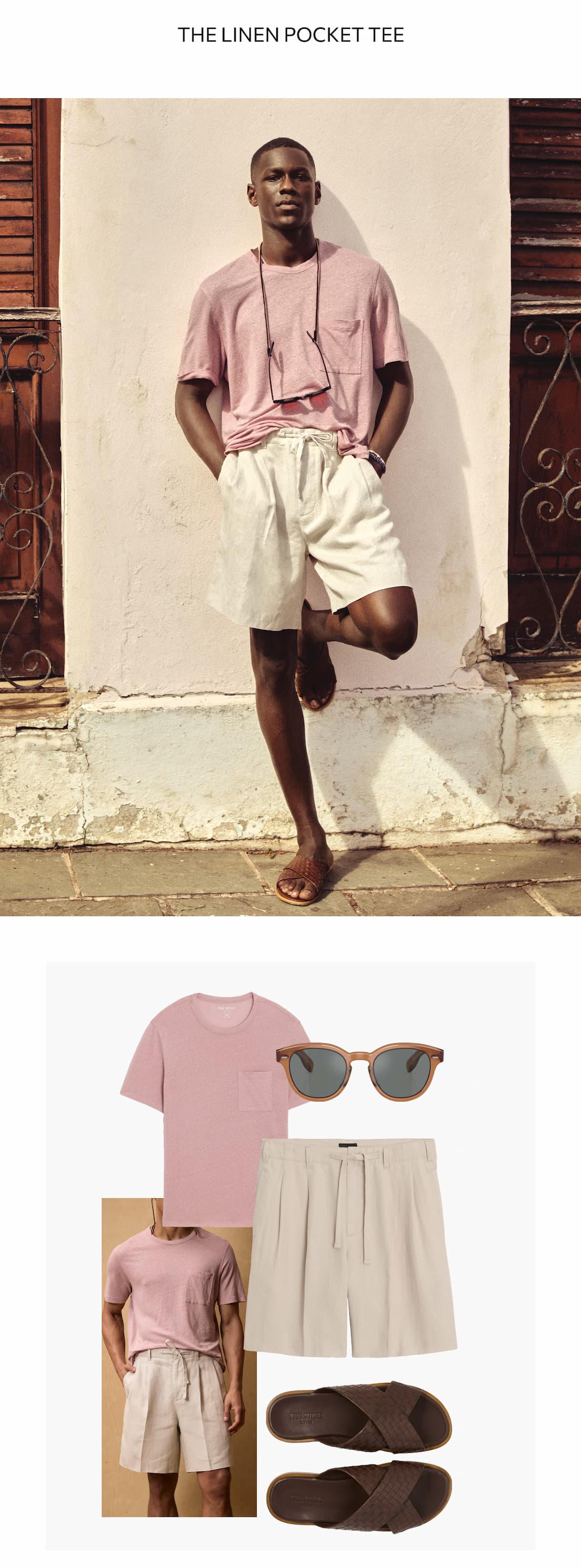 The Linen Pocket Tee