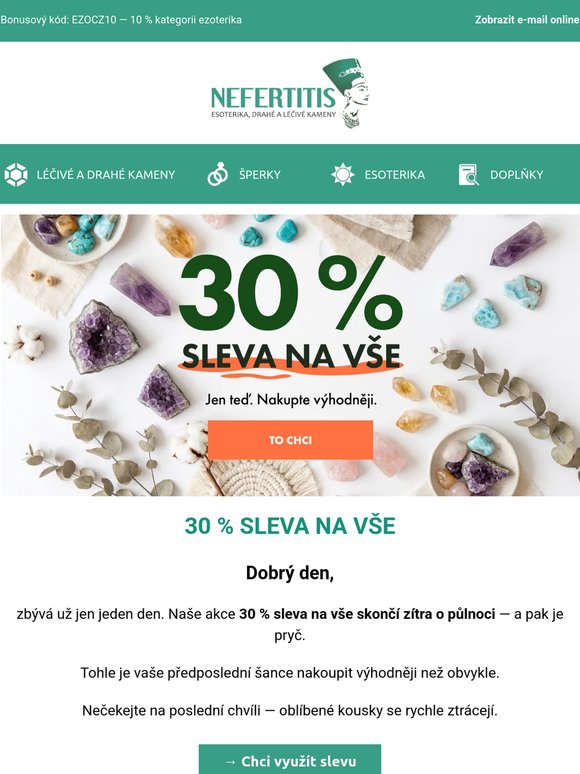 Zítra je konec. Stihnete to ještě?