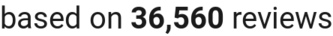 number of reviews