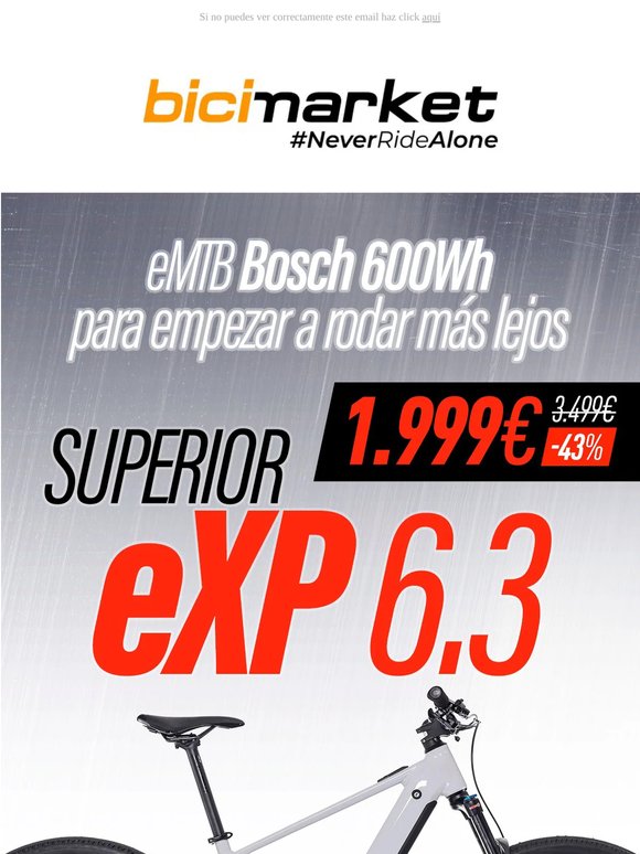 🚴‍♂️ Superior eXP 6.3: eMTB Bosch 600Wh por 1.999€