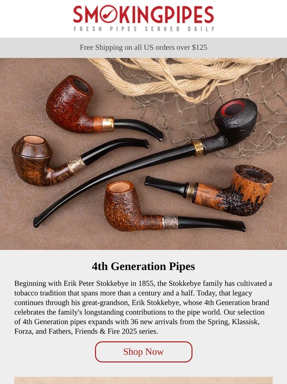 4th Generation Pipes | Stokkebye Family Legacy