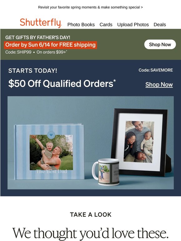 Super savings start today! Save up to $50 on qualified orders 🙌
