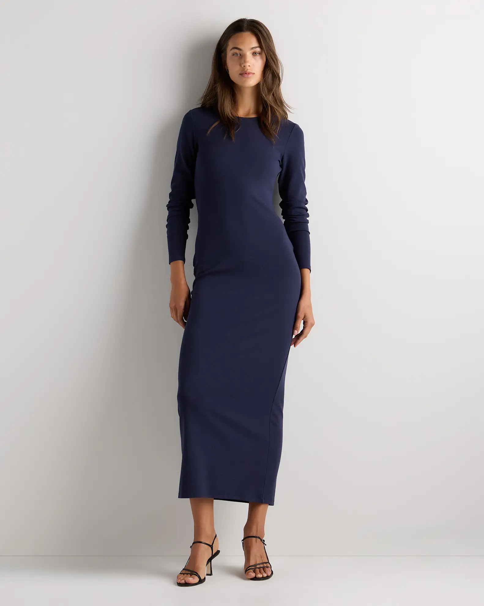Long Sleeve Knit Maxi Dress