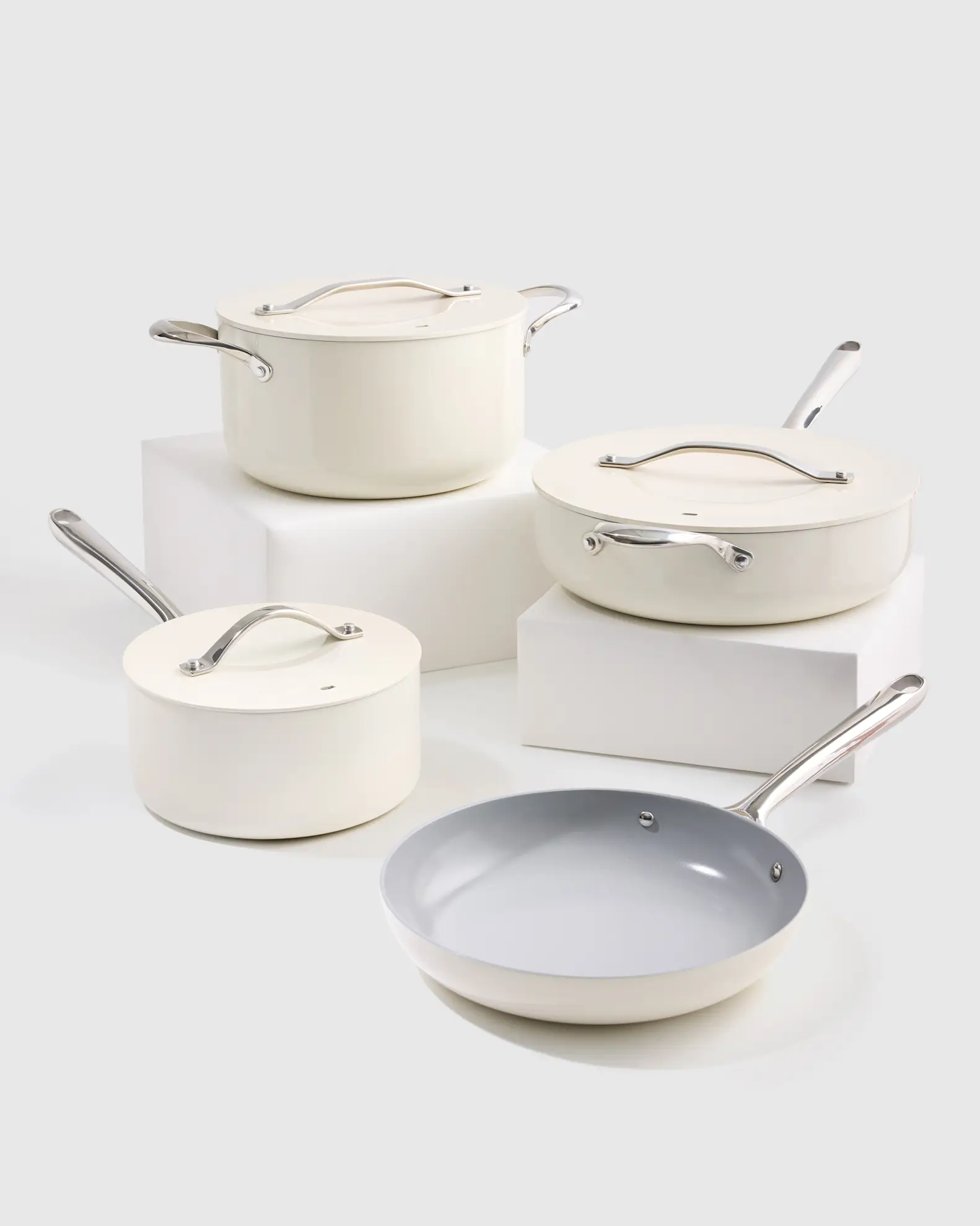 Ceramic Nonstick 7pc Cookware Set 