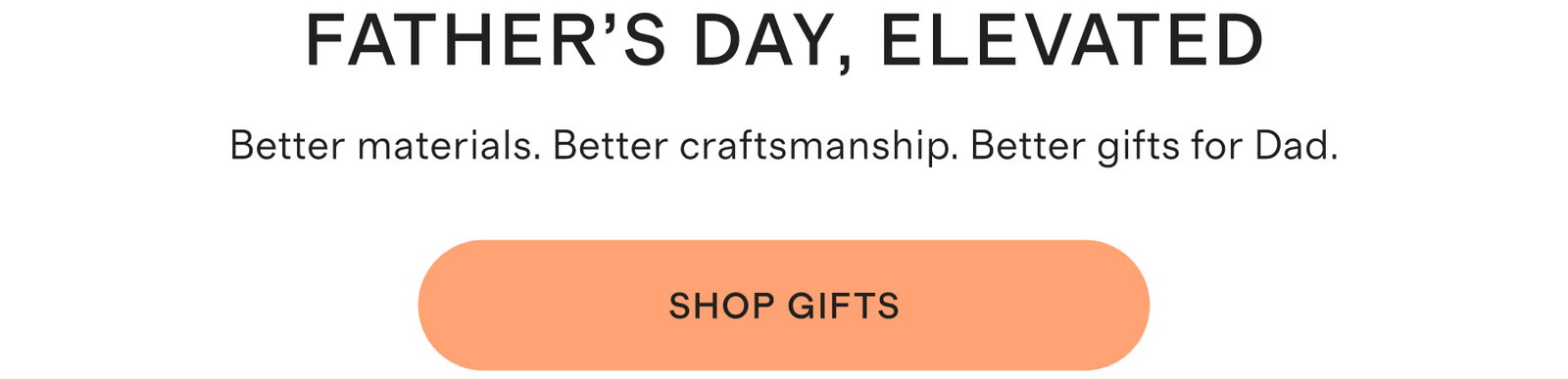 introducing FATHER’S DAY, ELEVATED