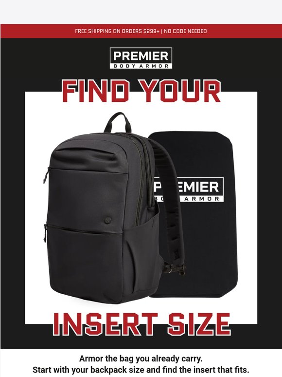 Finding Your Armor Insert Size Is Easy