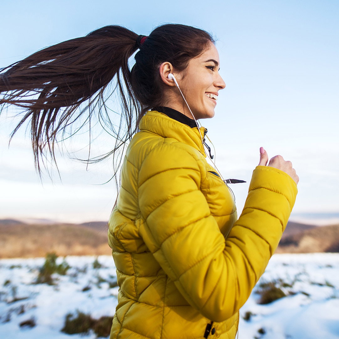 Woman running