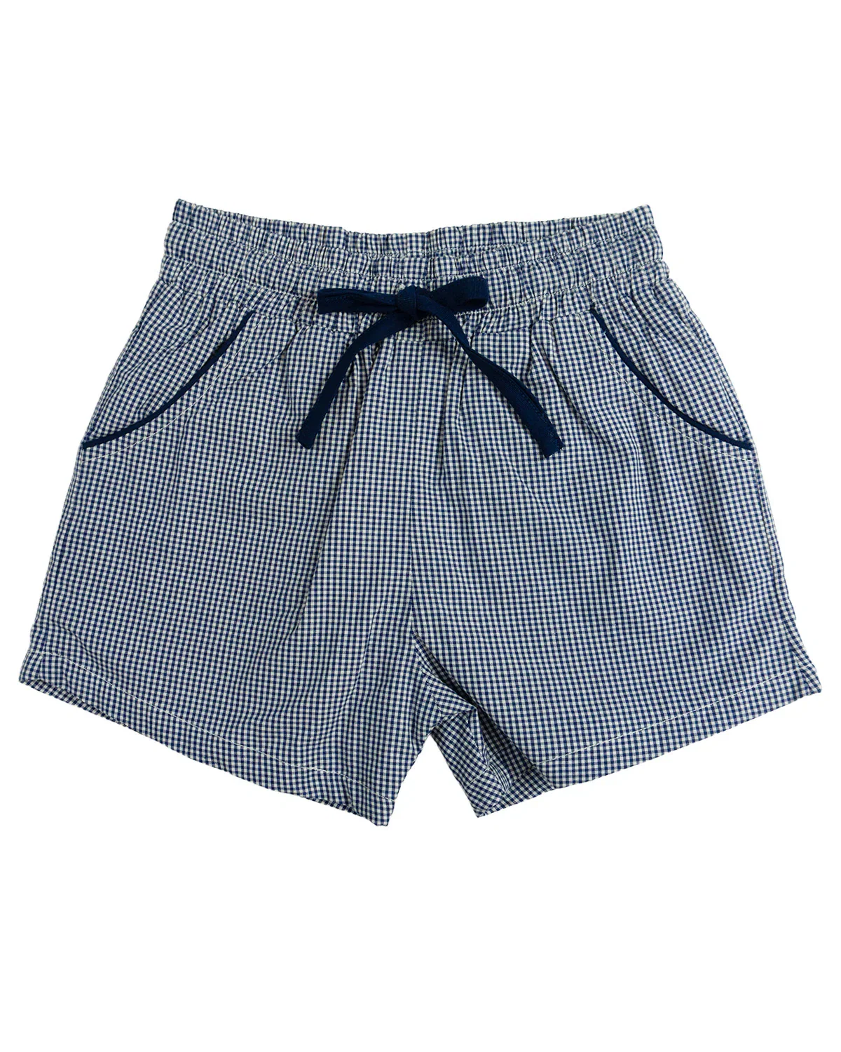 Image of Navy Gingham Shorts